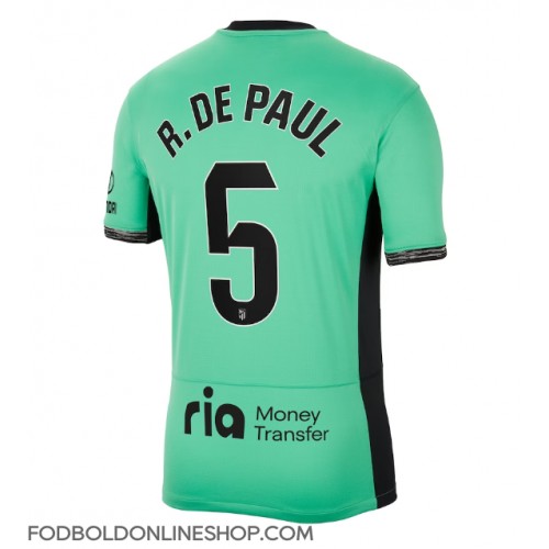 Atletico Madrid Rodrigo De Paul #5 Tredjetrøje 2023-24 Kortærmet